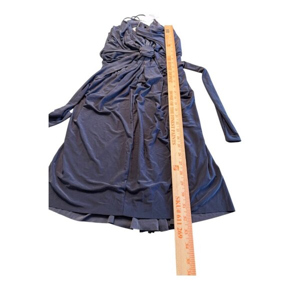 Misa Domino Midi Dress Grey Size Small - Picture 8 of 12